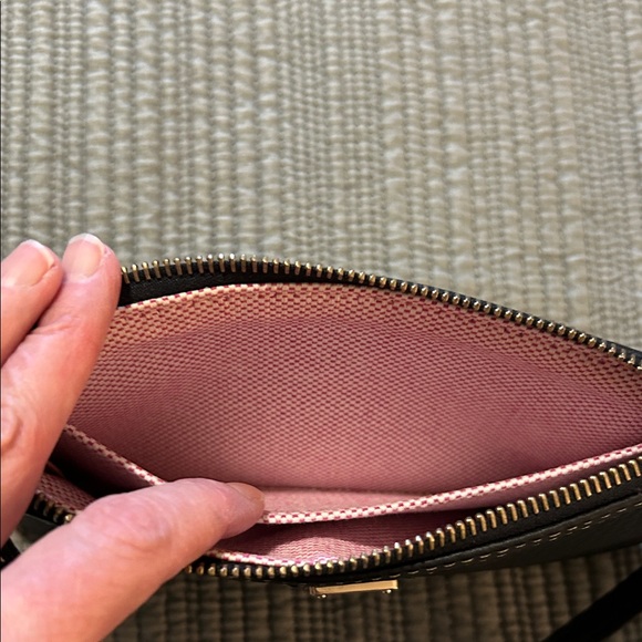 Dooney & Bourke Black Pebble Leather Wristlet - Picture 5 of 14